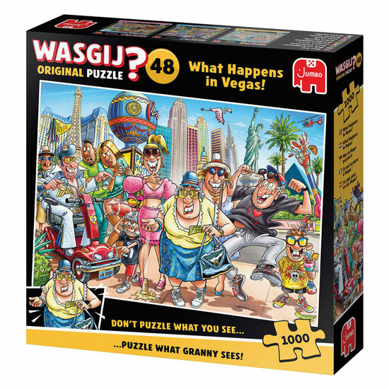 Wasgij Original 48 - What Happens in Vegas! - 1000st.
