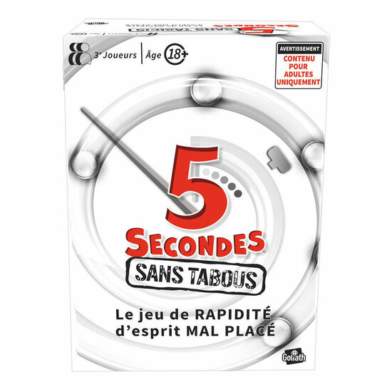 Goliath 5 Seconds Gezelschapsspel Uncensored - Franstalig