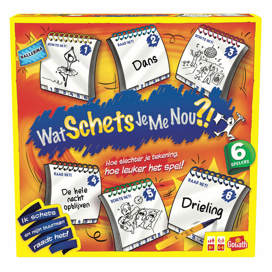 Goliath Wat schets je me nou?! Gezelschapsspel - 6 Spelers