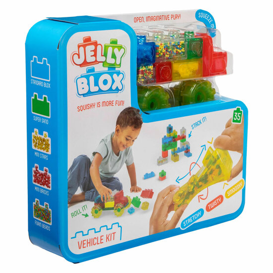 Jelly Blox - Voertuigen Set - 35dlg.