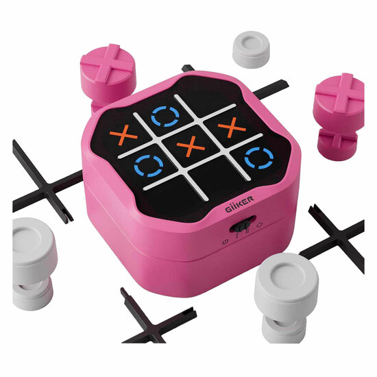 GiiKER Tic-Tac-Toe Bolt Spel - Roze