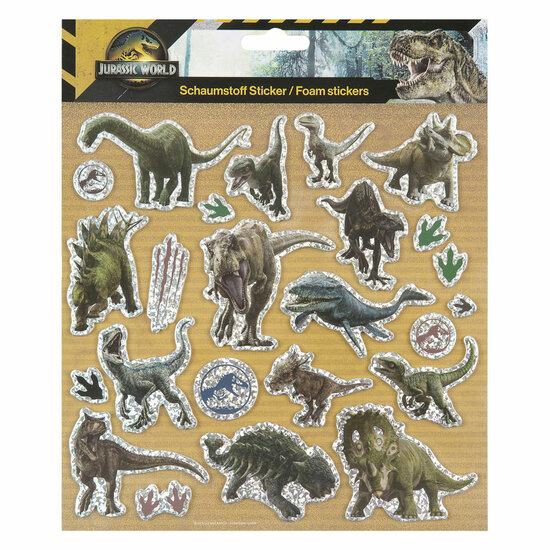 Foam Stickers Jurassic World