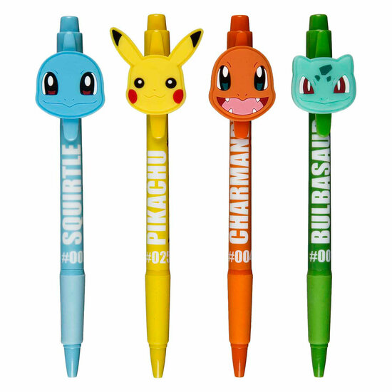 Set Balpennen Pokemon, 4st.