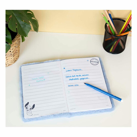 Pluche Notitieboek A5 Stitch
