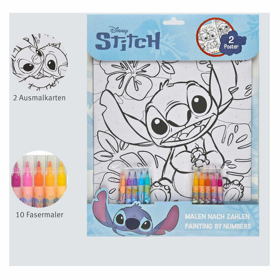 Kleuren op Nummer Set Stitch