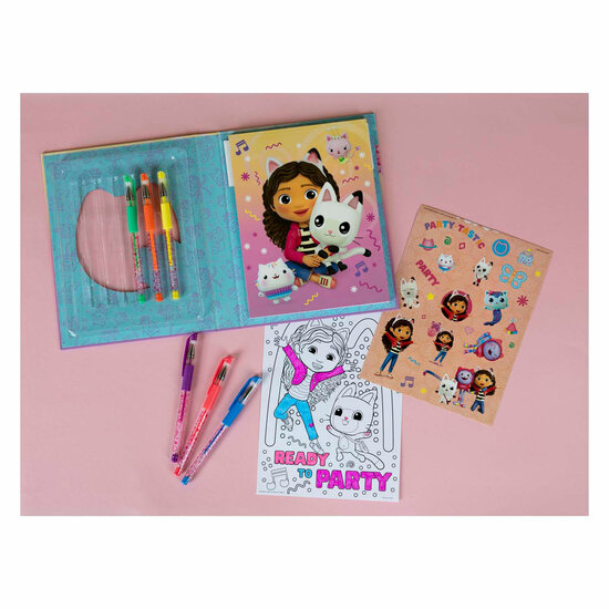 Kleurset met Gelpennen Gabby's Poppenhuis