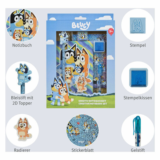 Notitieblok Set Bluey - 7dlg.