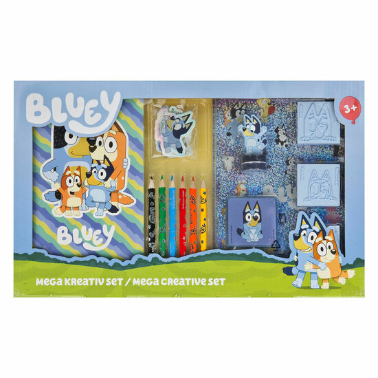 Mega Kleur en Stempel Set Bluey