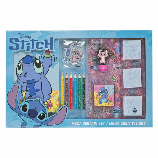 Mega Kleur- en Stempelset Stitch - 15dlg.