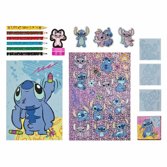 Mega Kleur- en Stempelset Stitch - 15dlg.