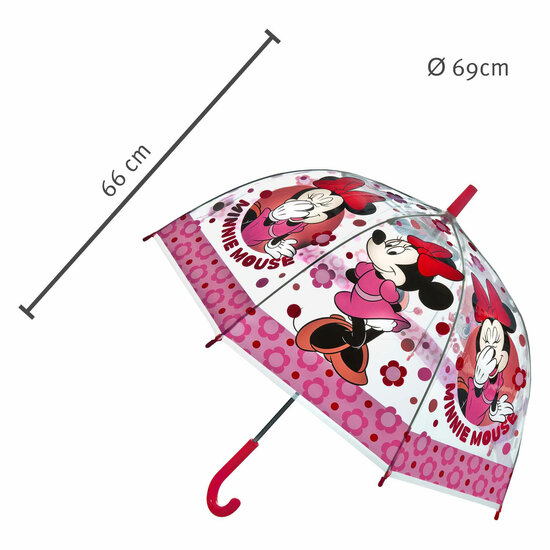Transparante Paraplu Minnie Mouse