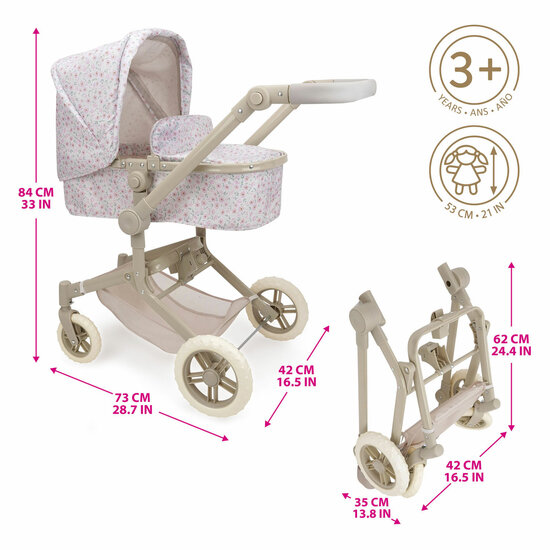 CityPark 2-in-1 Deluxe Poppenwagen &amp; Buggy