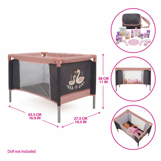 Poppenwagen Speelset - 18dlg.