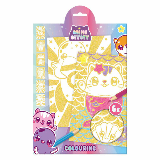 Mini MyMy Glitter Kleurpapier A4