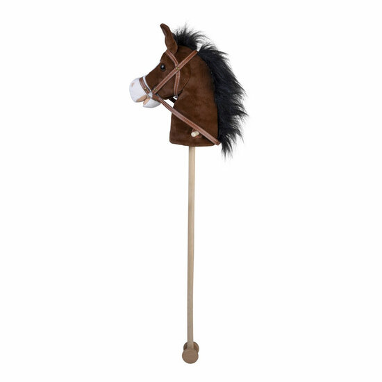 Houten Stokpaardje Bruin - 95cm
