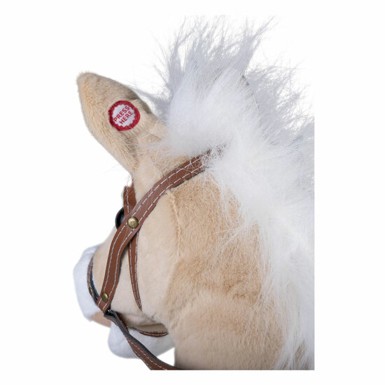 Houten Stokpaardje Beige - 95cm
