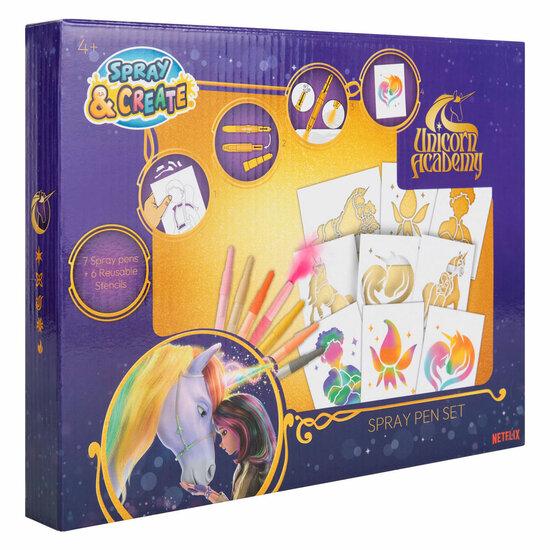 Unicorn Academy Blaaspennen Set