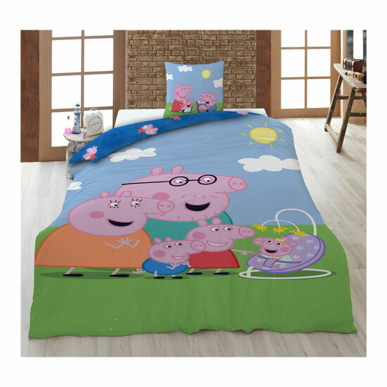 Peppa Pig Dekbedovertrek Family - 140 x 200 cm