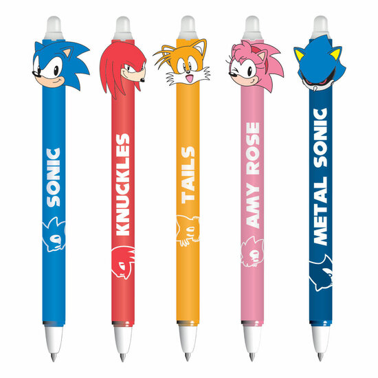 Sonic the Hedgehog Uitwisbare Gelpen