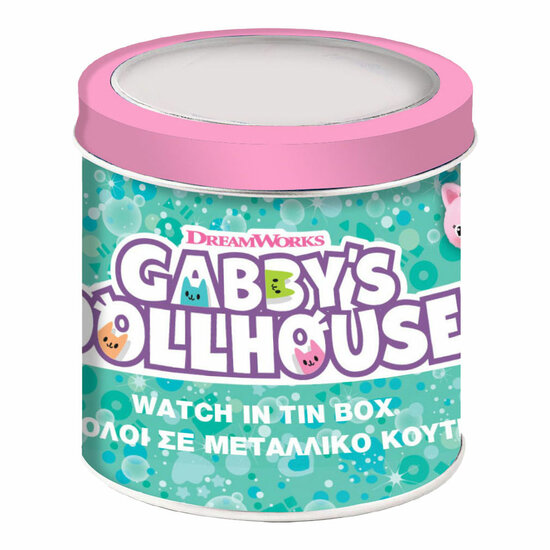 Gabby's Poppenhuis Horloge in Blik