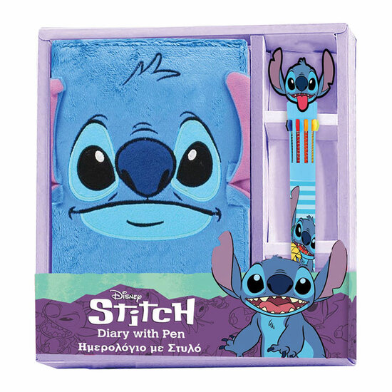 Lilo &amp; Stitch Luxe Pluche Notitieboek met Pen