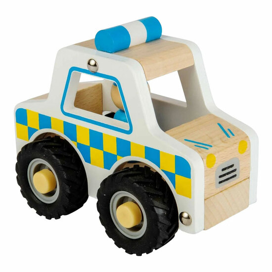Bigjigs Houten Politie Auto