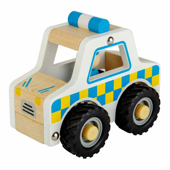 Bigjigs Houten Politie Auto