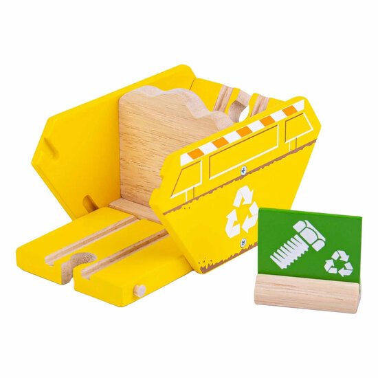 Bigjigs Houten Recycle Bak