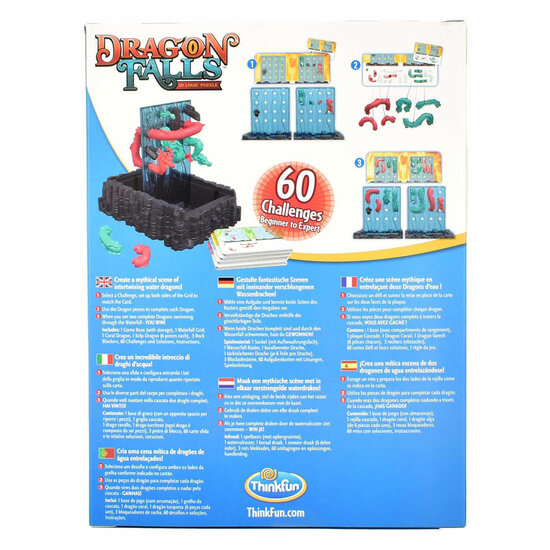 Thinkfun Dragon Falls 3D Denkpuzzel, 60 Challenges