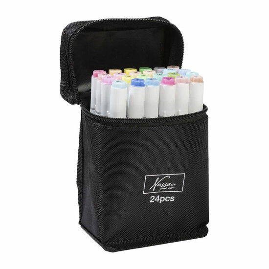 Nassau Pastel Markers - 24st.