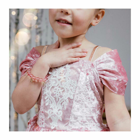 Precious Bows Kralenarmband Roze
