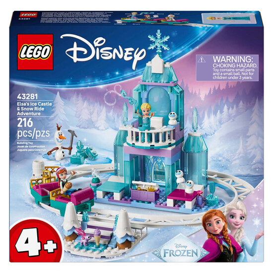 LEGO Disney Princess 43281 Elsa's ijskasteel en sneeuwrit