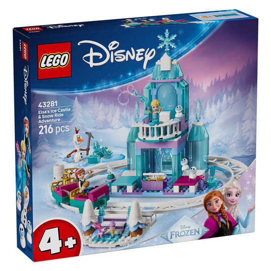 LEGO Disney Princess 43281 Elsa's ijskasteel en sneeuwrit