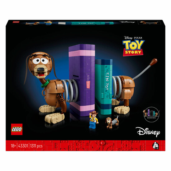 LEGO Disney 43301 Toy Story Slinky Dog Bookends