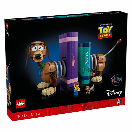 LEGO Disney 43301 Toy Story Slinky Dog Bookends