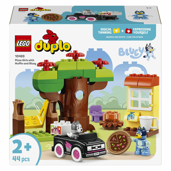 LEGO DUPLO 10469 Pizzameisjes met Muffin en Bluey
