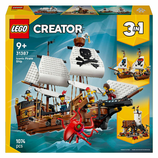 LEGO Craetor 31387 Klassiek Piratenschip
