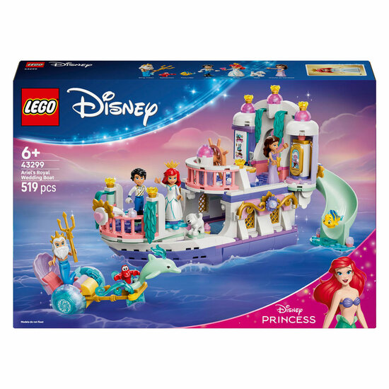 LEGO Disney Princess 43299 Ariels Koninklijke Trouwboot