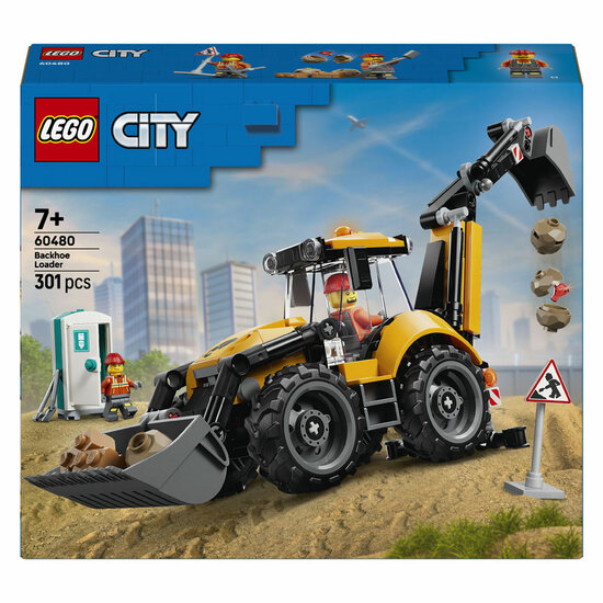 LEGO City 60480 Gele Graaflaadmachine