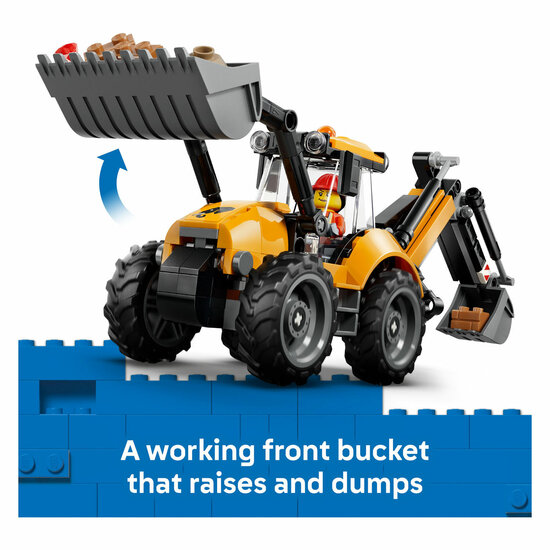 LEGO City 60480 Gele Graaflaadmachine