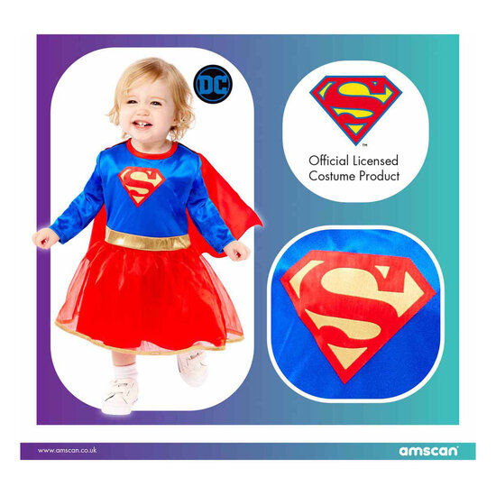 Supergirl Verkleedpak - 12-18 Maanden