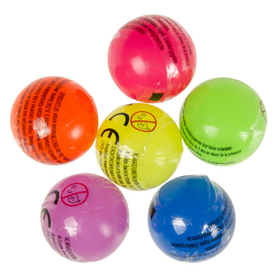 Stuiterballen Neonkleurig, 50st.