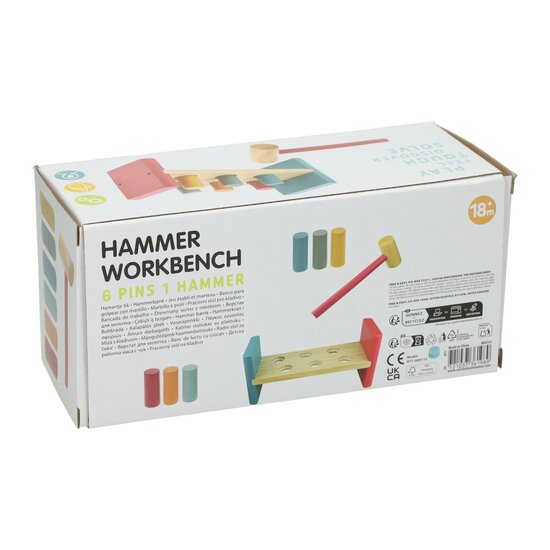 Houten Hamerbank met Hamer