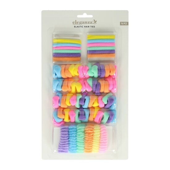 Set Haarelastiekjes - 76dlg.