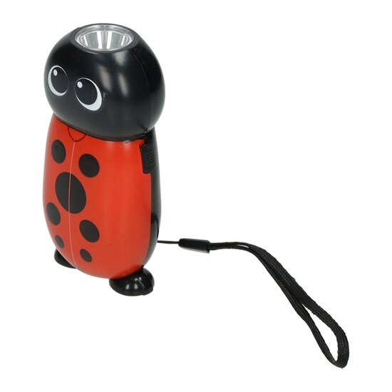 Zaklamp met Nylon Koord - Lieveheersbeestje