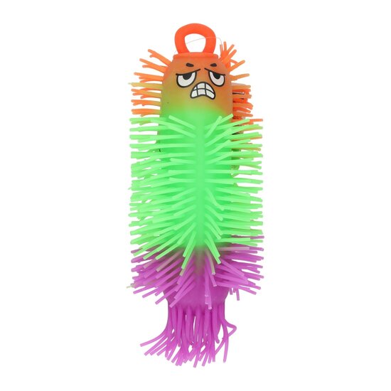 Meerkleurige Fluffy Worm - 21cm