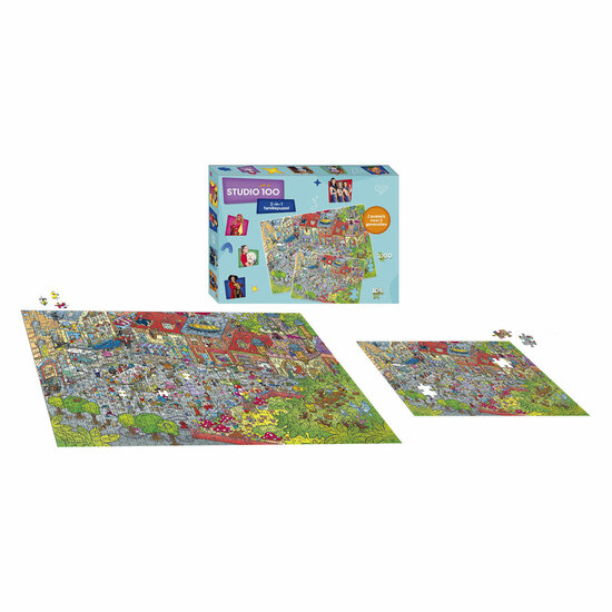 2-in-1 Familiepuzzel - 30 jaar Studio 100