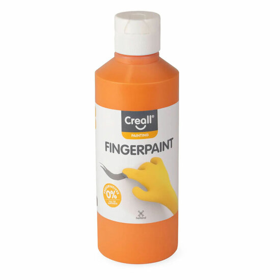 Creall Vingerverf Conserveringsvrij Oranje - 250ml