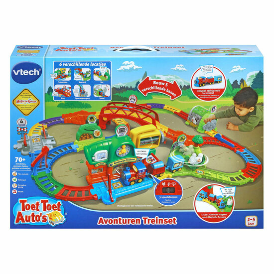 VTech Toet Toet Auto's - Avonturen Treinset incl. Lucas Locomotief