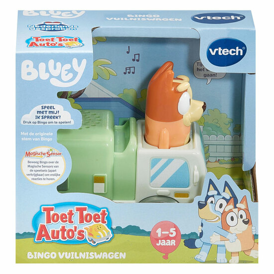 VTech Toet Toet Auto's Bluey - Bingo Vuilniswagen